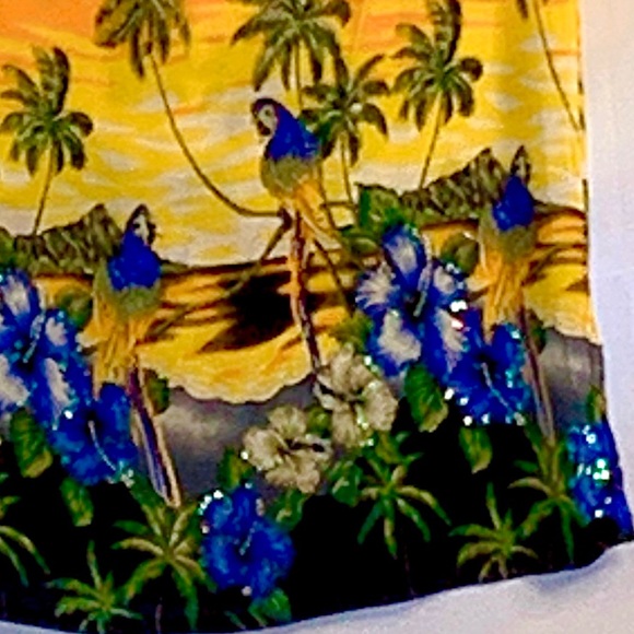 Tropical Print Swimsuit CoverUps size M - Picture 6 of 13